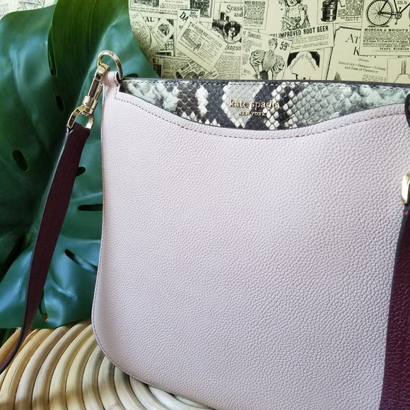 Margaux Embossed Large Snake Kate Spade crossbody - Picture 6 of 7